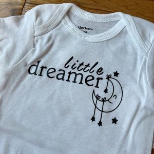 0-3M onesie little dreamer